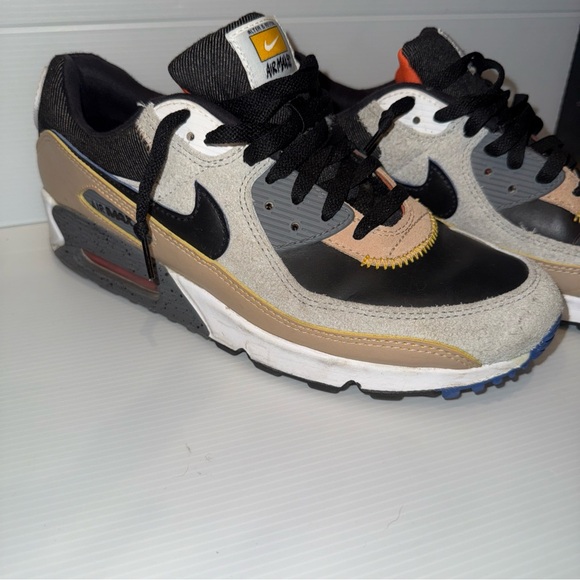 Nike Air Max 90 SE Fog Hemp Smoke Mens US Size10.5 UK9.5 EUR44 DO6108 001 - Picture 3 of 5